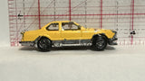Yellow Striped Racer Unbranded Diecast Car
