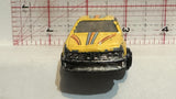 Yellow Striped Racer Unbranded Diecast Car