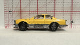 Yellow Striped Racer Unbranded Diecast Car