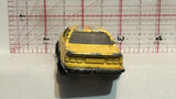 Yellow Striped Racer Unbranded Diecast Car