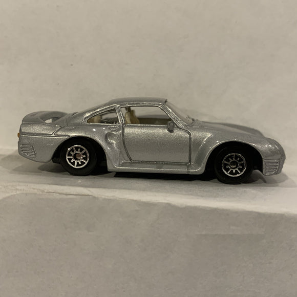 Silver Porsche 959 Maisto Diecast Car DG