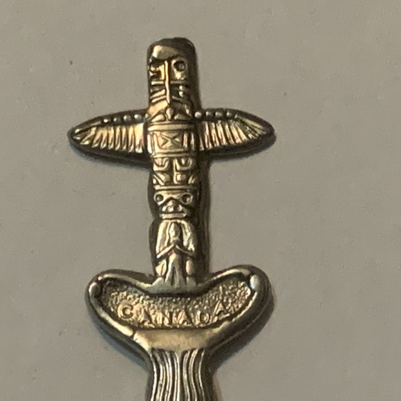 Revelstoke BC Totem Pole British Columbia Collectable Souvenir Spoon DF