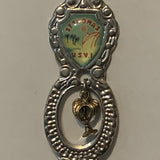 St Thomas US Virgin Island Palm Tree collectable Souvenir Spoon PY
