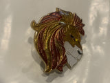 Lion Head Mane Lapel Hat Pin DN