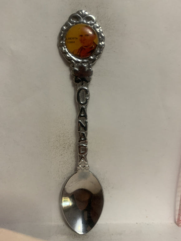 Papel Visit Alberta 1984 Canada Souvenir Spoon
