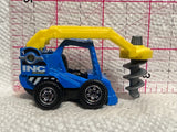 Blue Drill Digger BDV72 2014 Matchbox Diecast Car