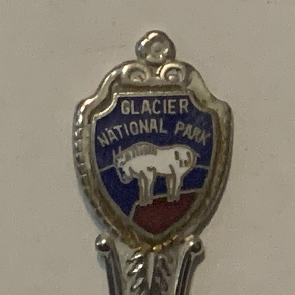 Glacier National Park Mountain Goat collectable Souvenir Spoon PY