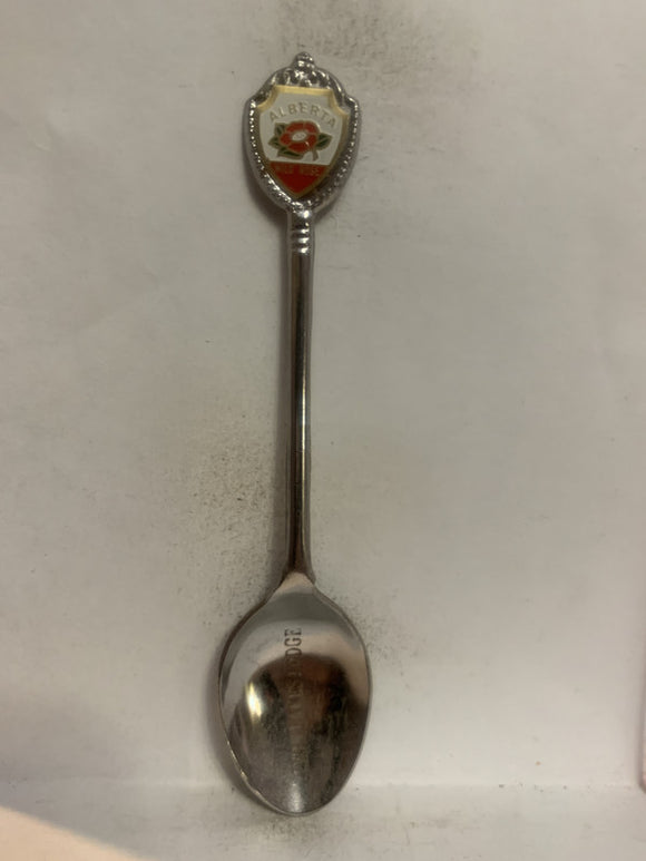 Alberta Wild Rose  Souvenir Spoon