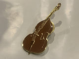Cello Musical Instrument Lapel Hat Pin BH