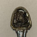 Minnesota Land of 10 000 Lakes Collectable Souvenir Spoon DG