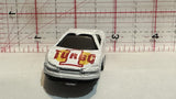 White #1 Turbo Racer Unbranded Diecast Car