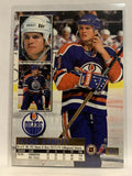 #68 Jason Arnott Edmonton Oilers 1994-95 Fleer Ultra Hockey Card