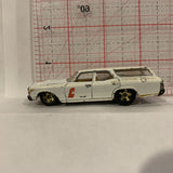 White '70 Chevelle SS Wagon  Hot Wheels Diecast Car DH