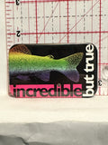 Incredible But True Fish Button Pinback