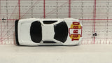 White #1 Turbo Racer Unbranded Diecast Car