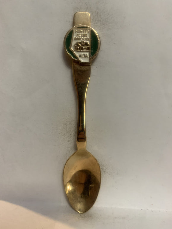 Pioneer Acres Irricana Alta Alberta Souvenir Spoon