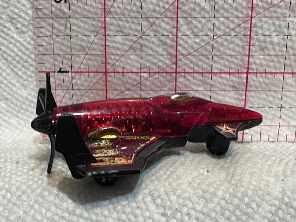 Red Poison Arrow Plane Hot Wheels Diecast Car