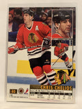 #40 Chris Chelios Chicago Blackhawks 1994-95 Fleer Ultra Hockey Card