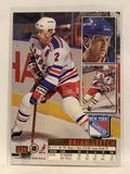 #139 Brian Leetch New York Rangers 1994-95 Fleer Ultra Hockey Card