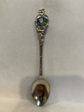 White Tulip Flower Souvenir Spoon