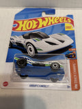 White Group C Fantasy HW Track Champs 3/5 89/250 HKG34 G1 2021 Hot Wheels Diecast Car