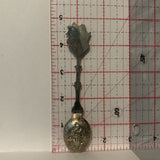 Camrose Alberta Wild Rose collectable Souvenir Spoon PZ