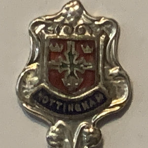 Nottingham Crest Emblem collectable Souvenir Spoon PZ