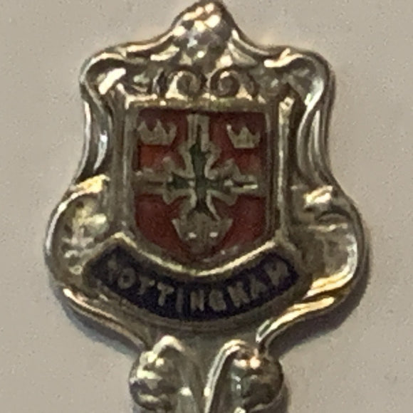 Nottingham Crest Emblem collectable Souvenir Spoon PZ