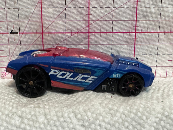Blue Police Roque Hog 2014 Hot Wheels Diecast Car