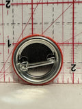 Red Apple Boy Child Face Button Pinback
