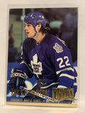 #212 Ken Baumgartner Toronto Maple Leafs 1994-95 Fleer Ultra Hockey Card