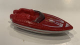 Red Tower Boat Matchbox Toy Diecast Car