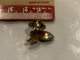 Angel Blue Heart Gem Lapel Hat Pin DO