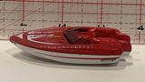 Red Tower Boat Matchbox Toy Diecast Car