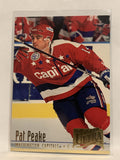 #237 Pat Peake Washington Capitals 1994-95 Fleer Ultra Hockey Card