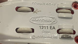 Red Tower Boat Matchbox Toy Diecast Car