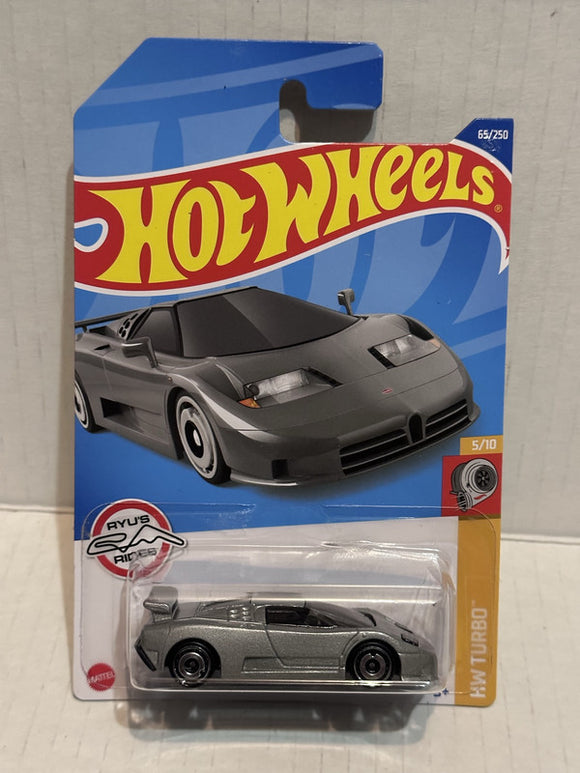 Grey '94 Bugatti EB110 SS 5/10 65/250 HCX91 2021 Hot Wheels Diecast Car