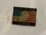 The Few The Proud The Marines Patch Lapel Hat Pin BI