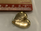 Shooting Heart on a Heart Lapel Hat Pin BI