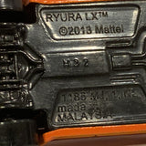 Orange Ryura LX ©2013 Hot Wheels Diecast Car DH