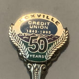 Eckville Credit Union 50 Years 1943 1993 Alberta Collectable Souvenir Spoon DG