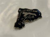Tallahassee Beach Miami Florida State Lapel Hat Pin BI