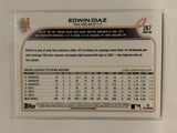 #267 Edwin Diaz New York Mets 2022 Topps Series 1 Baseball Card MLB