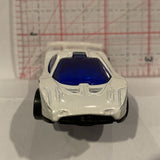 White HW Prototype 12 ©2001 Hot Wheels Diecast Car DH