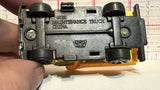 Yellow Maintenance Truck Motor Max Diecast Car