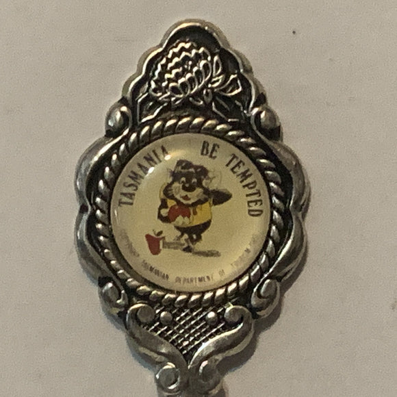 Tasmania Be Tempted Mscot collectable Souvenir Spoon PZ