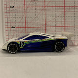 White HW Prototype 12 ©2001 Hot Wheels Diecast Car DH