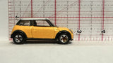 Yellow 2001 Mini Cooper Hot Wheels Diecast Car