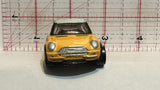 Yellow 2001 Mini Cooper Hot Wheels Diecast Car