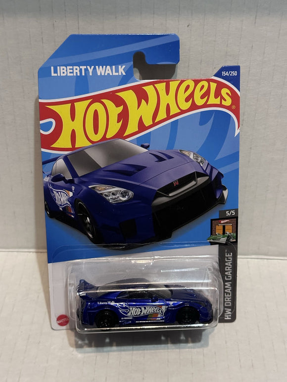 Blue LB-Silhouette Works GT Nissan 35GT-RR Ver 2 5/5 154/250 HCT99 2021 Hot Wheels Diecast Car